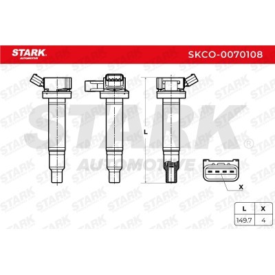 Ignition Coil Stark SKCO-0070108 SKCO-0070108 - photo 4