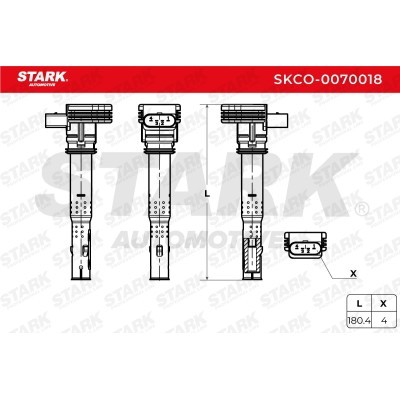Ignition Coil Stark SKCO-0070018 SKCO-0070018 - photo 6