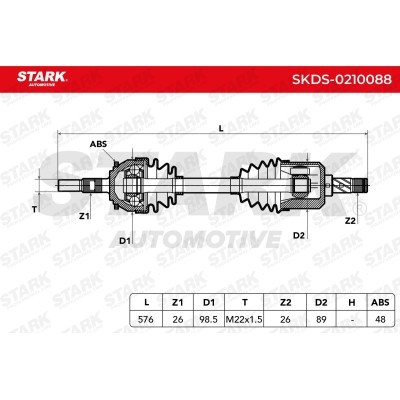 Drive Shaft Stark SKDS-0210088 SKDS-0210088 - photo 4
