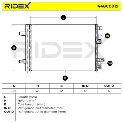 A/C condenser 448C0019 - photo 8