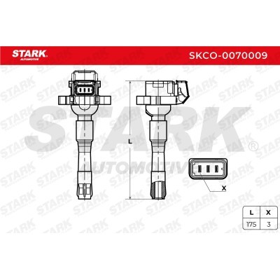 Ignition Coil Stark SKCO-0070009 SKCO-0070009 - photo 5