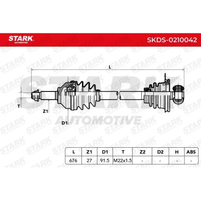Drive Shaft Stark SKDS-0210042 SKDS-0210042 - photo 7