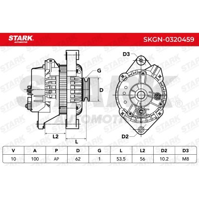 Alternator Stark SKGN-0320459 SKGN-0320459 - photo 6