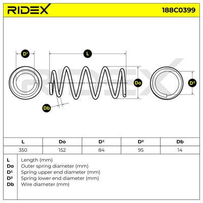 Suspension Spring RIDEX 188C0399 188C0399 - photo 5
