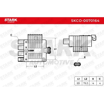 Ignition Coil Stark SKCO-0070164 SKCO-0070164 - photo 4