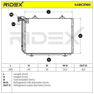 A/C condenser 448C0160 - photo 8