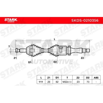 Drive Shaft Stark SKDS-0210356 SKDS-0210356 - photo 7