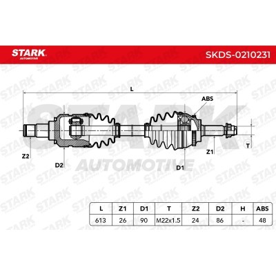 Drive Shaft Stark SKDS-0210231 SKDS-0210231 - photo 7