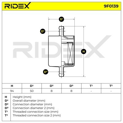 Fuel Filter RIDEX 9F0139 9F0139 - photo 5