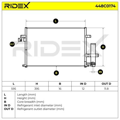 A/C condenser 448C0174 - photo 7