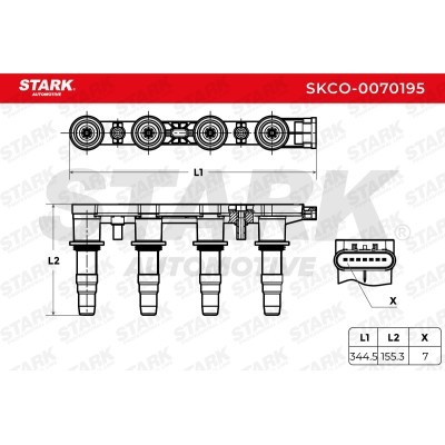 Ignition Coil Stark SKCO-0070195 SKCO-0070195 - photo 6