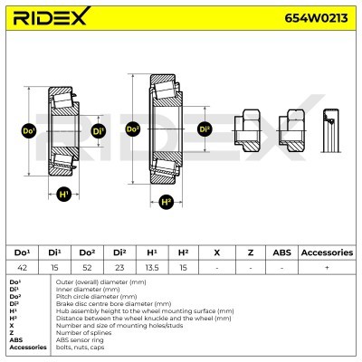 Wheel Bearing RIDEX 654W0213 654W0213 - photo 9