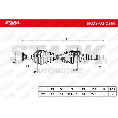 Drive Shaft Stark SKDS-0210368 SKDS-0210368 - photo 7