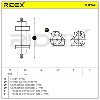 Fuel Filter RIDEX 9F0746 9F0746 - photo 7