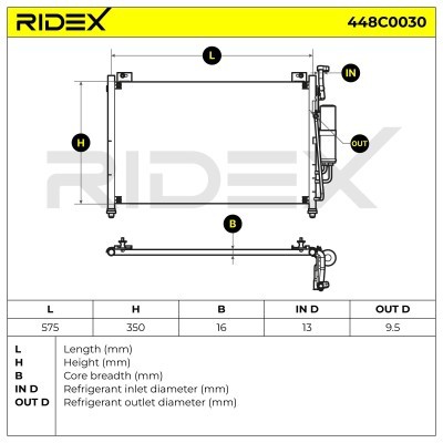 A/C condenser 448C0030 - photo 7