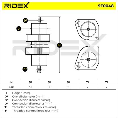 Fuel Filter RIDEX 9F0048 9F0048 - photo 6