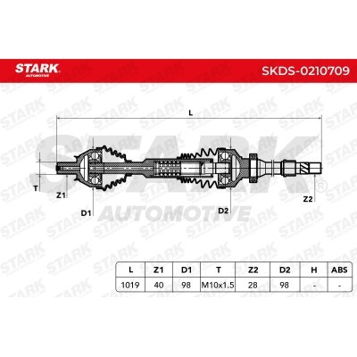 Drive Shaft Stark SKDS-0210709 SKDS-0210709 - photo 7