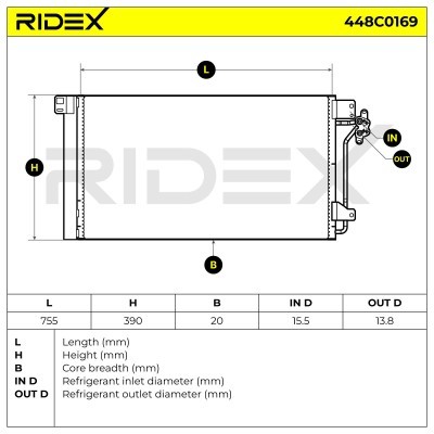A/C condenser 448C0169 - photo 6