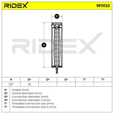 Fuel Filter RIDEX 9F0122 9F0122 - photo 7