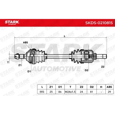 Drive Shaft Stark SKDS-0210815 SKDS-0210815 - photo 7