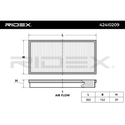 Cabin Air Filter RIDEX 424I0209 424I0209 - photo 6