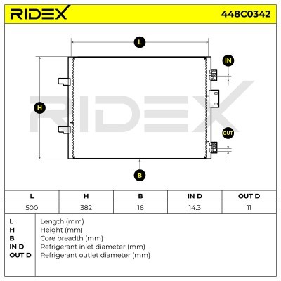 A/C condenser 448C0342 - photo 5