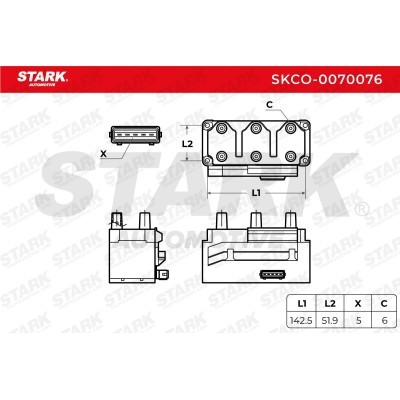 Ignition Coil Stark SKCO-0070076 SKCO-0070076 - photo 6
