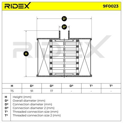 Fuel Filter RIDEX 9F0023 9F0023 - photo 4