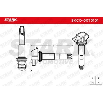 Ignition Coil Stark SKCO-0070101 SKCO-0070101 - photo 5