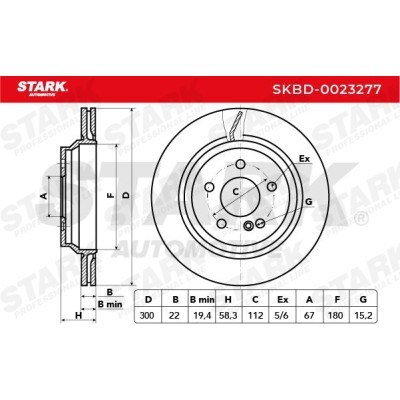 Brake Disc Stark SKBD-0023277 SKBD-0023277 - photo 4