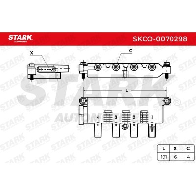 Ignition Coil Stark SKCO-0070298 SKCO-0070298 - photo 6