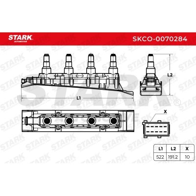 Ignition Coil Stark SKCO-0070284 SKCO-0070284 - photo 9