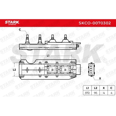 Ignition Coil Stark SKCO-0070302 SKCO-0070302 - photo 6