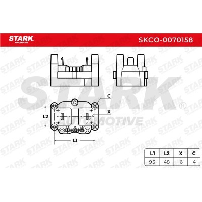 Ignition Coil Stark SKCO-0070158 SKCO-0070158 - photo 2