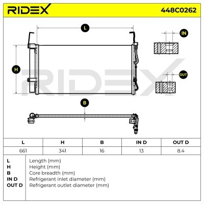 A/C condenser 448C0262 - photo 5