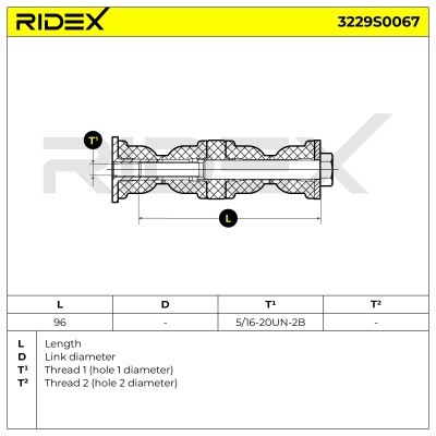 Stabilizer Link RIDEX 3229S0067 3229S0067 - photo 5