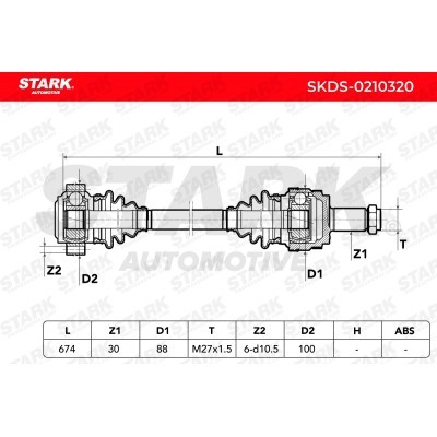 Drive Shaft Stark SKDS-0210320 SKDS-0210320 - photo 6