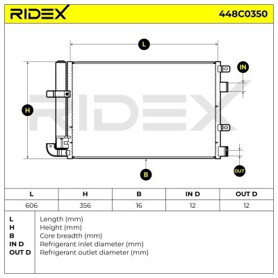 A/C condenser 448C0350 - photo 5