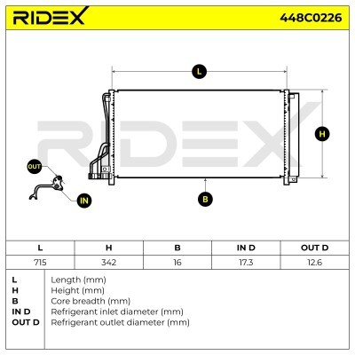 A/C condenser 448C0226 - photo 8
