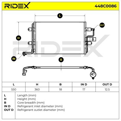 A/C condenser 448C0086 - photo 5