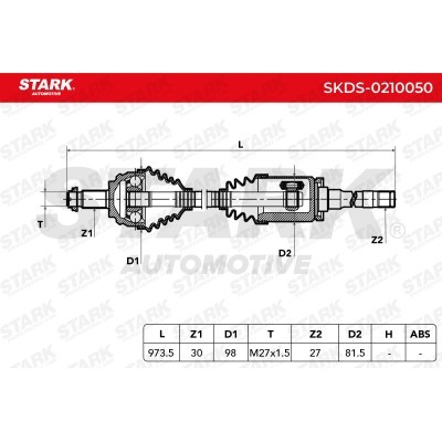 Drive Shaft Stark SKDS-0210050 SKDS-0210050 - photo 8
