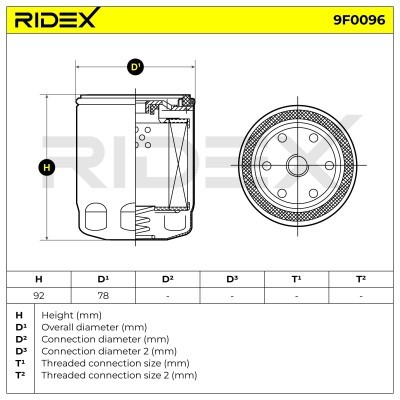 Fuel Filter RIDEX 9F0096 9F0096 - photo 5