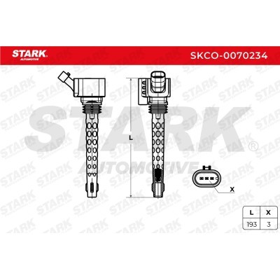 Ignition Coil Stark SKCO-0070234 SKCO-0070234 - photo 6