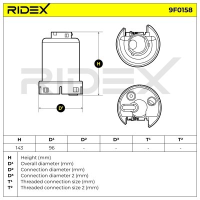 Fuel Filter RIDEX 9F0158 9F0158 - photo 6