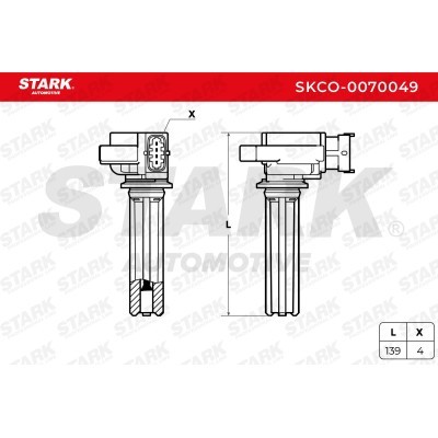 Ignition Coil Stark SKCO-0070049 SKCO-0070049 - photo 5