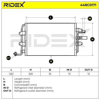 A/C condenser 448C0171 - photo 5