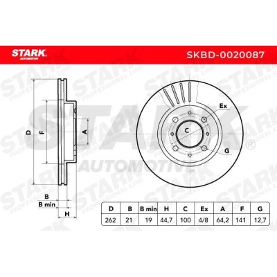 Brake Disc Stark SKBD-0020087 SKBD-0020087 - photo 7