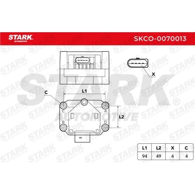 Ignition Coil Stark SKCO-0070013 SKCO-0070013 - photo 4