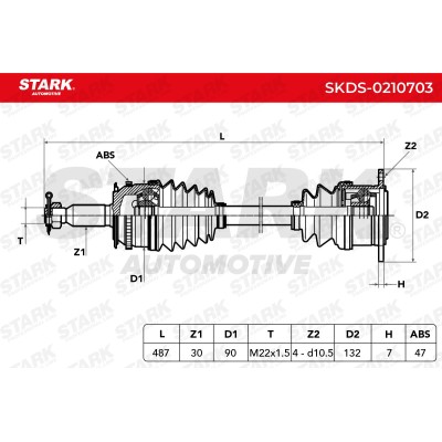 Drive Shaft Stark SKDS-0210703 SKDS-0210703 - photo 6