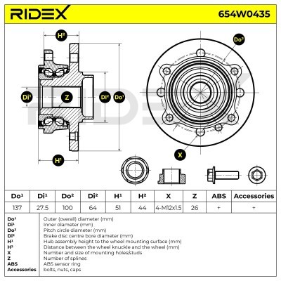 Wheel Bearing RIDEX 654W0435 654W0435 - photo 6